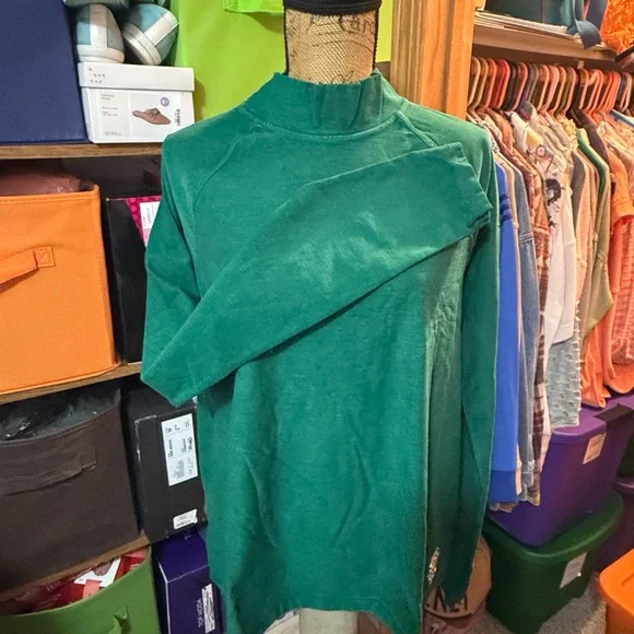 Free People Green Restoration Layer NWOT - Picture 4 of 15